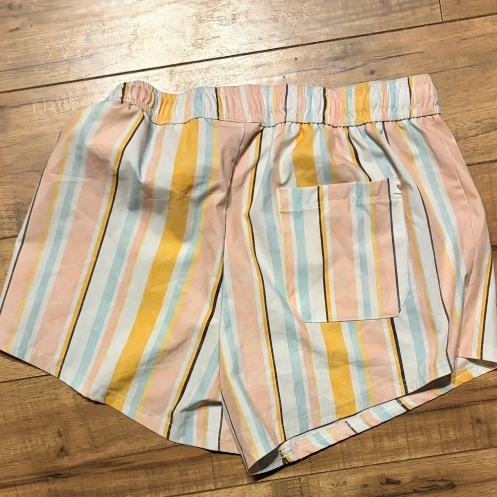 Roxy Girls Pastel Striped Athletic Shorts